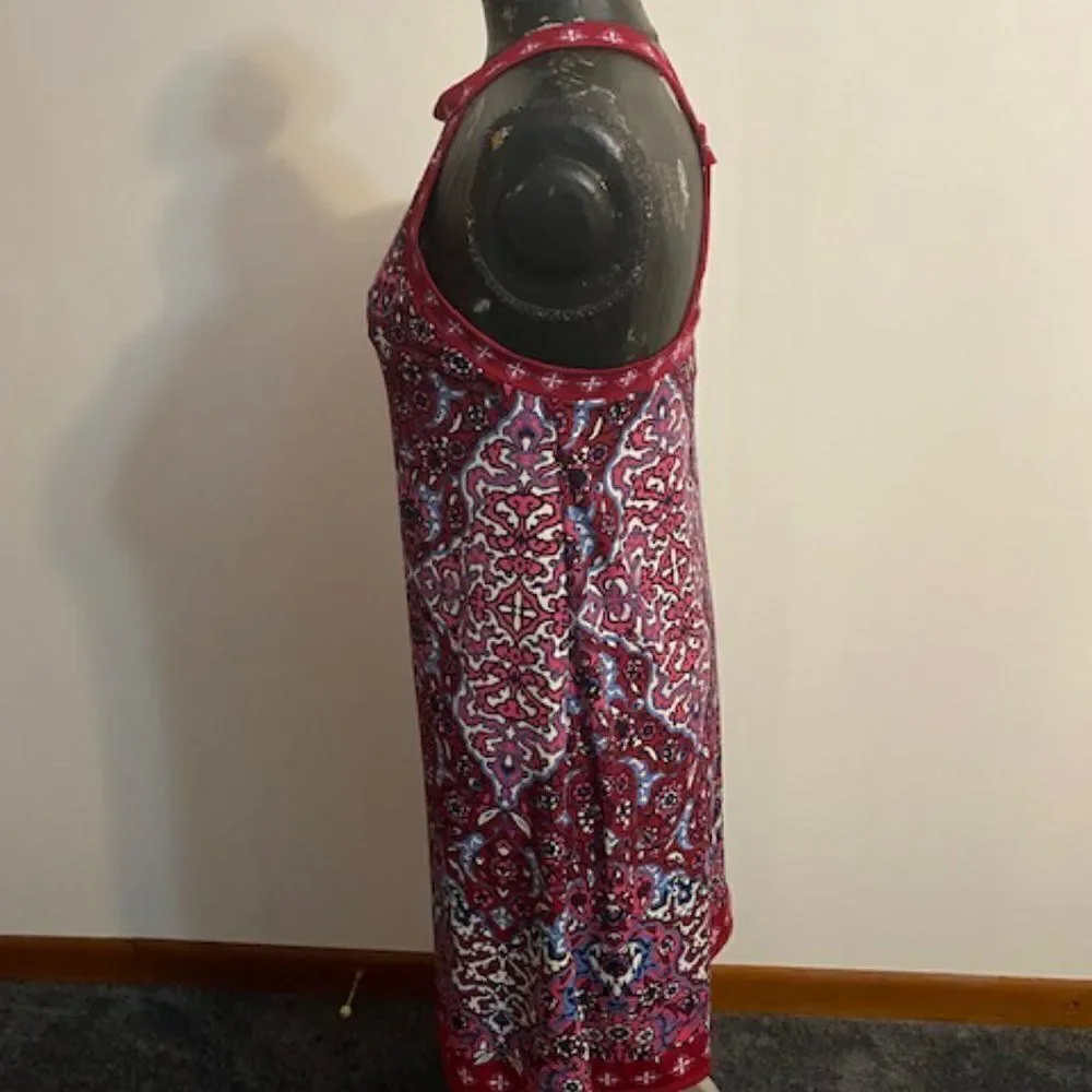 Max Studio sleeveless multi color dress, size Medium